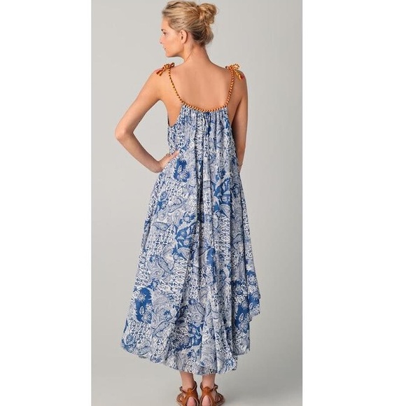 Free People Blue and White Maxi Dress - Picture 2 of 10